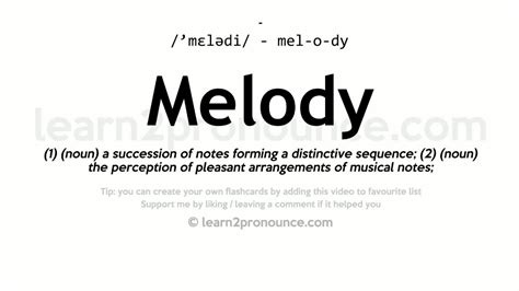 melody what is it